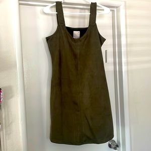 Suede Bodycon Dress